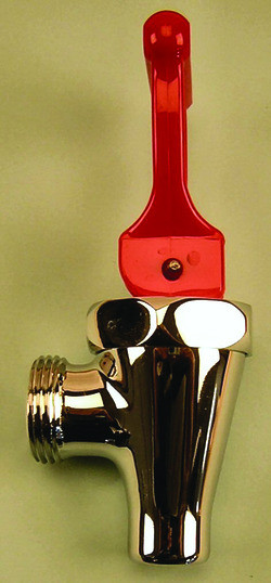 FRANKLIN MACHINE PRODUCTS 190-1184 FAUCET F/ BEV DISP RED WATER