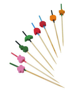 PACKNWOOD 210BBART9 SKEWER ART 3-1/2" BAMBOO