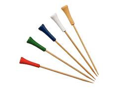 PACKNWOOD 210BBGOLF12 PICK GOLF 4-7/10" BAMBOO ASST COLORS