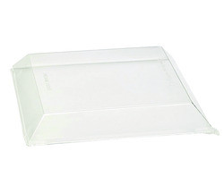 PACKNWOOD 210SAMLT2323 LID 9X9X1-1/3" PET