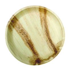 PACKNWOOD 210APA30 PLATE ROUND PALM LEAF 12X1"