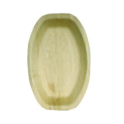 PACKNWOOD 210APA3624 PLATE OVAL PALM LEAF 14X9-1/2X1-1/5"
