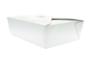 PACKNWOOD 210BIO3 BOX MEAL 7-5/7X5-1/2X2-1/2" WHT