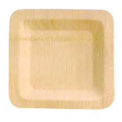 PACKNWOOD 210BVNER35SQ PLATE SQUARE 3-1/2X3-1/2" VENEER BAMBOO