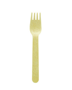 PACKNWOOD 210CVB141 FORK CUTLERY SMALL 5-1/2" WOODEN