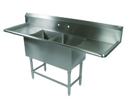 JOHN BOOS 2PB18244-2D24 SINK 2 COMP 87-1/4X29-1/2X44-1/16"