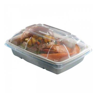 SABERT 51601F300PP LID DOME CLR F/PULP RECT CONTAINER