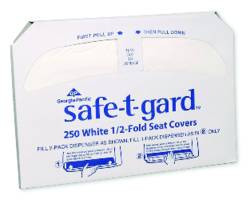 GEORGIA-PACIFIC CONSUMER PRODUCTS 47046 COVERS TOILET SEAT 1/2 FOLD WHT PAPER