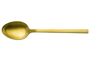 STEELITE INTERNATIONAL 5717GP003 SPOON OVL DESRT 7-1/8" LISSOME BRUSH GLD