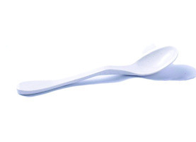 KNORK FLATWARE 710-W SPOON BULK ECO ASTRIK WHITE