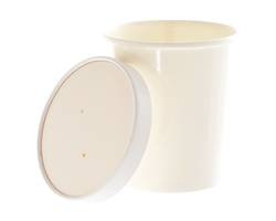 R3 PAPERCRAFT 75000398 CONT SOUP 16 OZ W/ LID PPR WHT