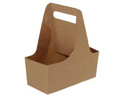 BOXIT CORPORATION 739C-501 CARRIER F/2 CUPS 7-1/2X3-5/8X0" KRAFT