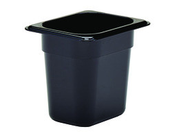 CAMBRO MANUFACTURING 86HP110 PAN FOOD HIGH HEAT 1/8 SZ 6" BLK