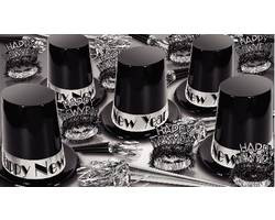 BEISTLE 88311BKGD50 PACK PARTY BIG TOP HAT GLD 50 PPL