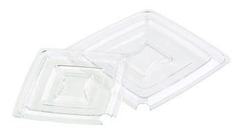 WORLD TABLEWARE INC APS 83600 COVER SQR FLAT 7-3/4X5/8" CLR