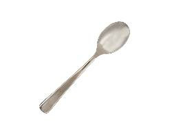 SABERT CMSS600 SPOON SOUP 7" PLAS SILVER LOOK