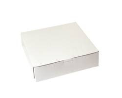 BOXIT CORPORATION 992B-261 BOX BAKERY LOCK 9X9X2-1/2" WHT