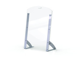 ROSSETO AG200 GUARD SNEEZE 24" ACRYLIC CLEAR