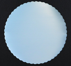 KWICKWAY PRODUCTS CORPORATION COAST13SCBL COASTER NONSLIP 13" SCALLOPED EDGE BLU