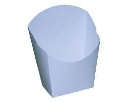 PACTIV DFRY25W CUP FRY 2-1/2 OZ PAPER WHT