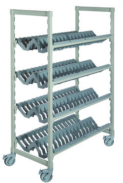 CAMBRO MANUFACTURING CPMU244875PDPKG CART RACK CAMSHELVING 24X48X75 GRY