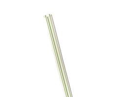 ECO-PRODUCTS EP-ST710-GS STRAW UNWRAP 7-3/4" PLA GREEN STRIPE