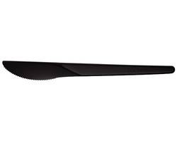 ECO-PRODUCTS EP-S011BLK KNIFE 6" COMPOSTABLE BLK