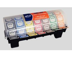 NATIONAL CHECKING LL7R-1 DAYSPENSER HOLDS 7 ROLLS OF 1" LABELS
