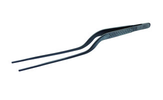 MERCER TOOL M35237BK TONG OFFSET FINE TIP 7-7/8" BLK