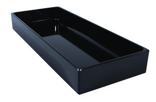 ELITE GLOBAL SOLUTIONS M6152-B BIN FOOD RECT 15X6" MOD EURO MEL BLK