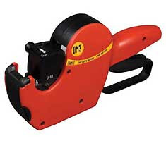 DAYMARK FOOD SAFETY SYSTEMS IT111163 GUN LABEL ONE LINE PLAS RED