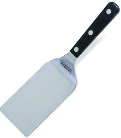J.B. PRINCE M830 SPATULA 5X3" SOLID PLAS HNDL BLK SS