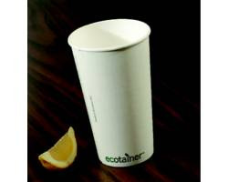 MASS DISTRIBUTORS WAREHOUSE INSMRE20-ECB CUP 20 OZ HOT ECOTAINER WHT