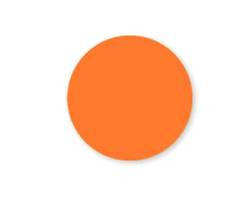 DAYMARK FOOD SAFETY SYSTEMS IT112243 LABEL ROLL 3/4" DOT SOLID ORANGE 2M CT