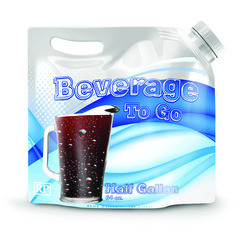 RP & ASSOCIATES RP1/2GBEVBAGGENERIC BAG BEV 1/2 GAL SCREW CAP BEV2GO GRAPHIC