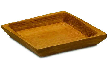 J.B. PRINCE R650 RAMEKIN SQUARE 2-1/4" BAMBOO