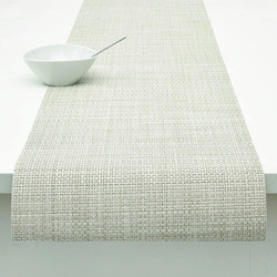 CHILEWICH SULTAN LLC 100108-055 RUNNER TABLE BASKETWEAVE NATURAL 14X72"