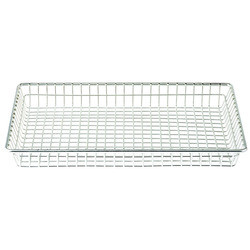 TABLECRAFT PRODUCTS COMPANY 10524 BASKET SERVING 12X8X1-1/2" WIRE SS RECT