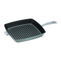 ZWILLING J.A. HENCKELS 12123018 PAN GRILL SQR 12" CAST IRON GRAPH GRY