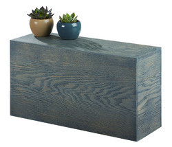 CAL-MIL PLASTIC PRODUCTS 166-11-83 RISER RECT 20X7X11" OAK WOOD GRAY