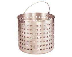 CRESTWARE BSK30 BASKET STEAMER 30 QT 3/8" HOLES ALUM