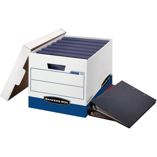 FELLOWES 0073301 BINDER STORAGE,LTR/LGL,12/CT,WE/BE