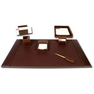 DACASSO D3204 DACASSO RUSTIC BROWN LEATHER 7-PIECE DES