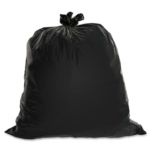 GENUINE JOE 01535 TRASH BAGS,1.5 MIL,55-60 GAL,50/BX,BLACK