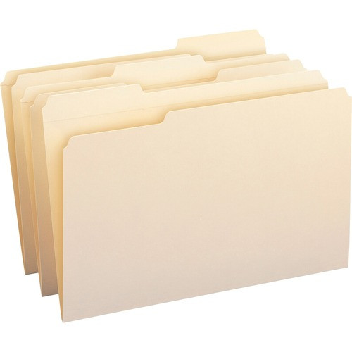 SMEAD MANUFACTURING CO. 15334 FILE FOLDERS,1/3 CUT ASSORTED,100/BOX