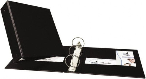 AVERY 03602 RING BINDER,3 ,11"X8-1/2",BLACK