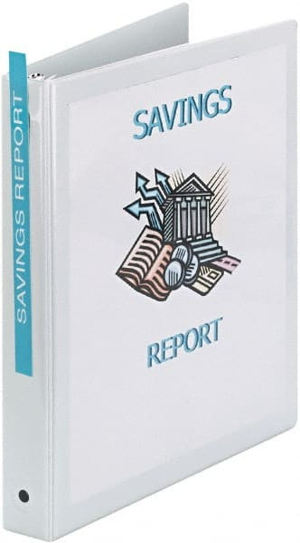 AVERY 05711 VIEW BINDER,ROUND RING,1 CAP.,11"X8-1/2"