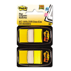 3M COMPANY 680-YW12 MARKING FLAGS,YELLOW,12 50-FLAG BOX