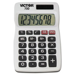 VICTOR TECHNOLOGIES 700 700 POCKET CALCULATOR,8-DIGIT LCD