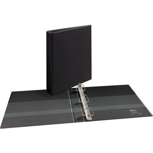 AVERY 09300 VIEW BINDER,SLANT-RING,1 ,11X8-1/2,BLACK